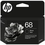 HP 68 Black Ink Cartridge, 7FP21TA Works With HP Envy 6120 Series, Envy 6130 Series, Envy 6520 Series, Envy 6530 Series Inkjet Printers